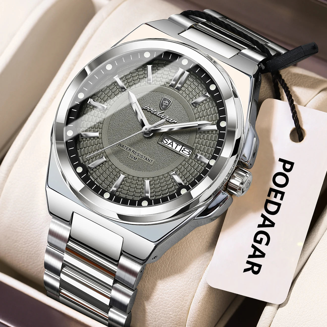 POEDAGAR 896 Men's Quartz Watch