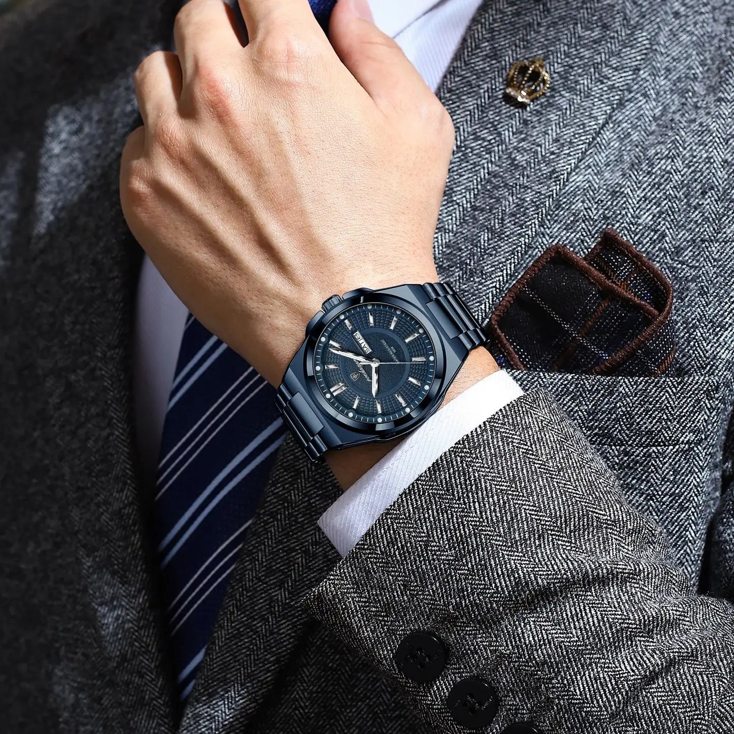 POEDAGAR 896 Men's Quartz Watch