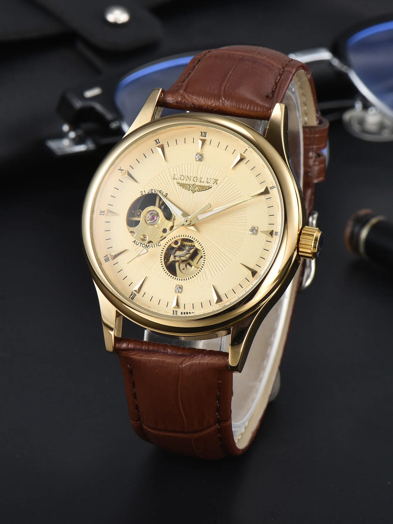 LONGLUX 8020P Men's Mechanical Watch