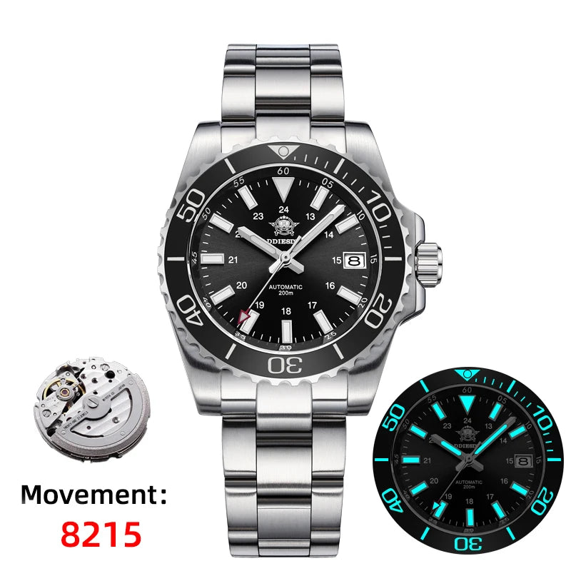 ADDIESDIVE AD2504 Men's Automatic Mechanical Watch