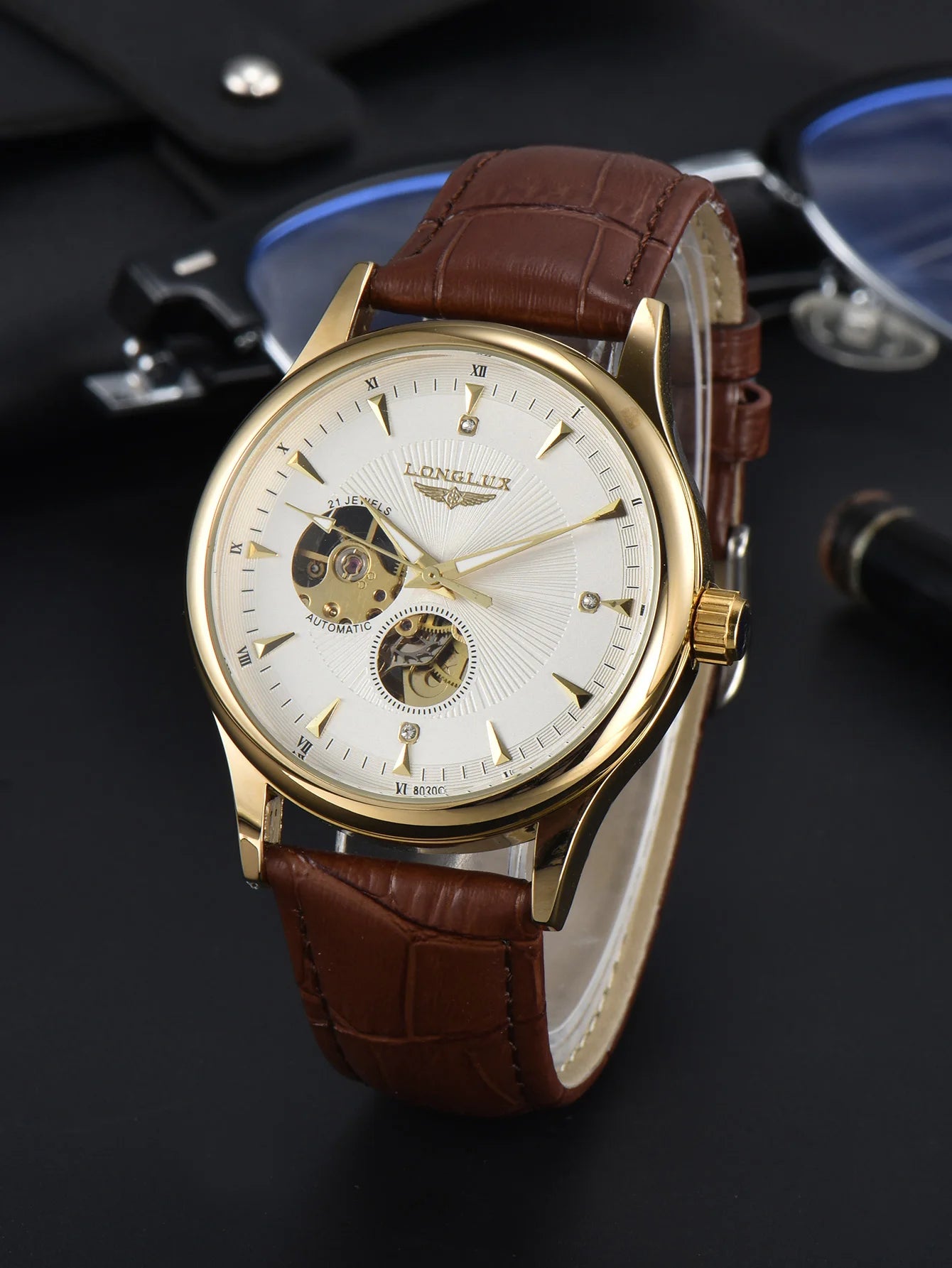 LONGLUX 8020P Men's Mechanical Watch
