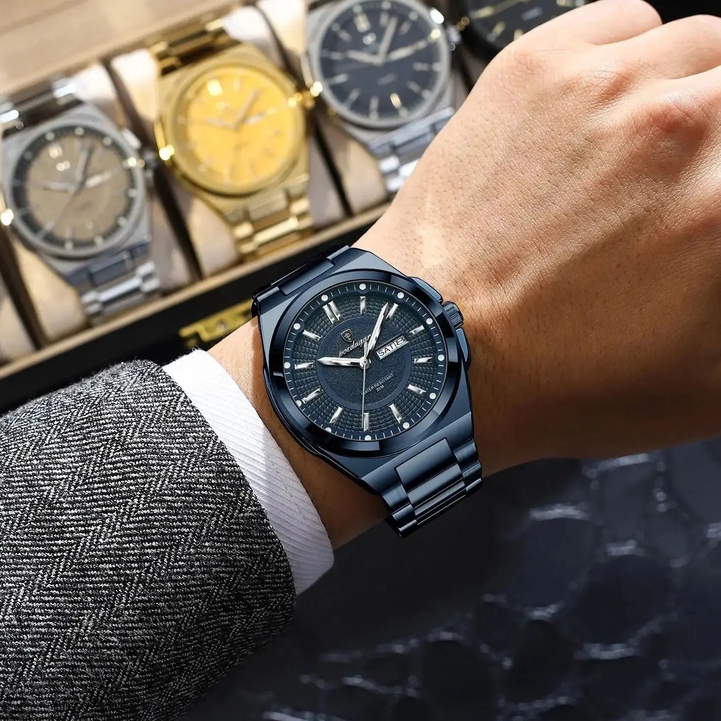 POEDAGAR 896 Men's Quartz Watch