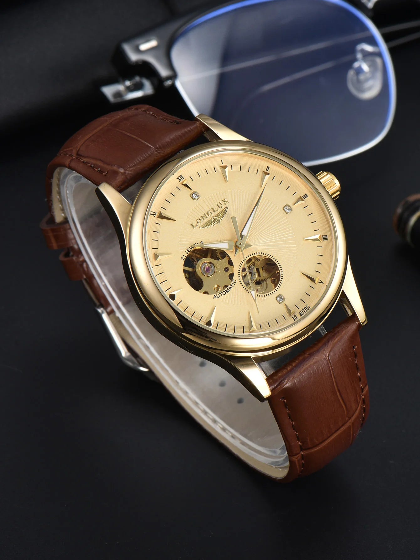 LONGLUX 8020P Men's Mechanical Watch